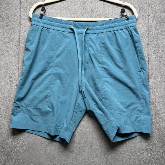 lululemon athletica Other - Lululemon Men's Aqua Green Training Shorts Athletic Gym Activewear Large